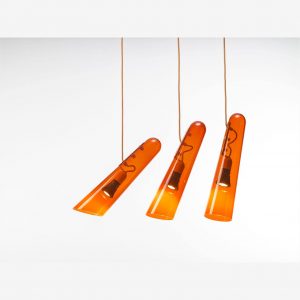 Lustra de interior Flutes orange
